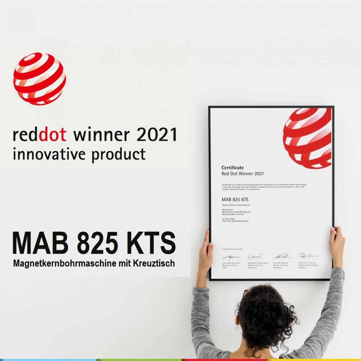 MAB 825 KTS – Gewinner des Red Dot Award 2021