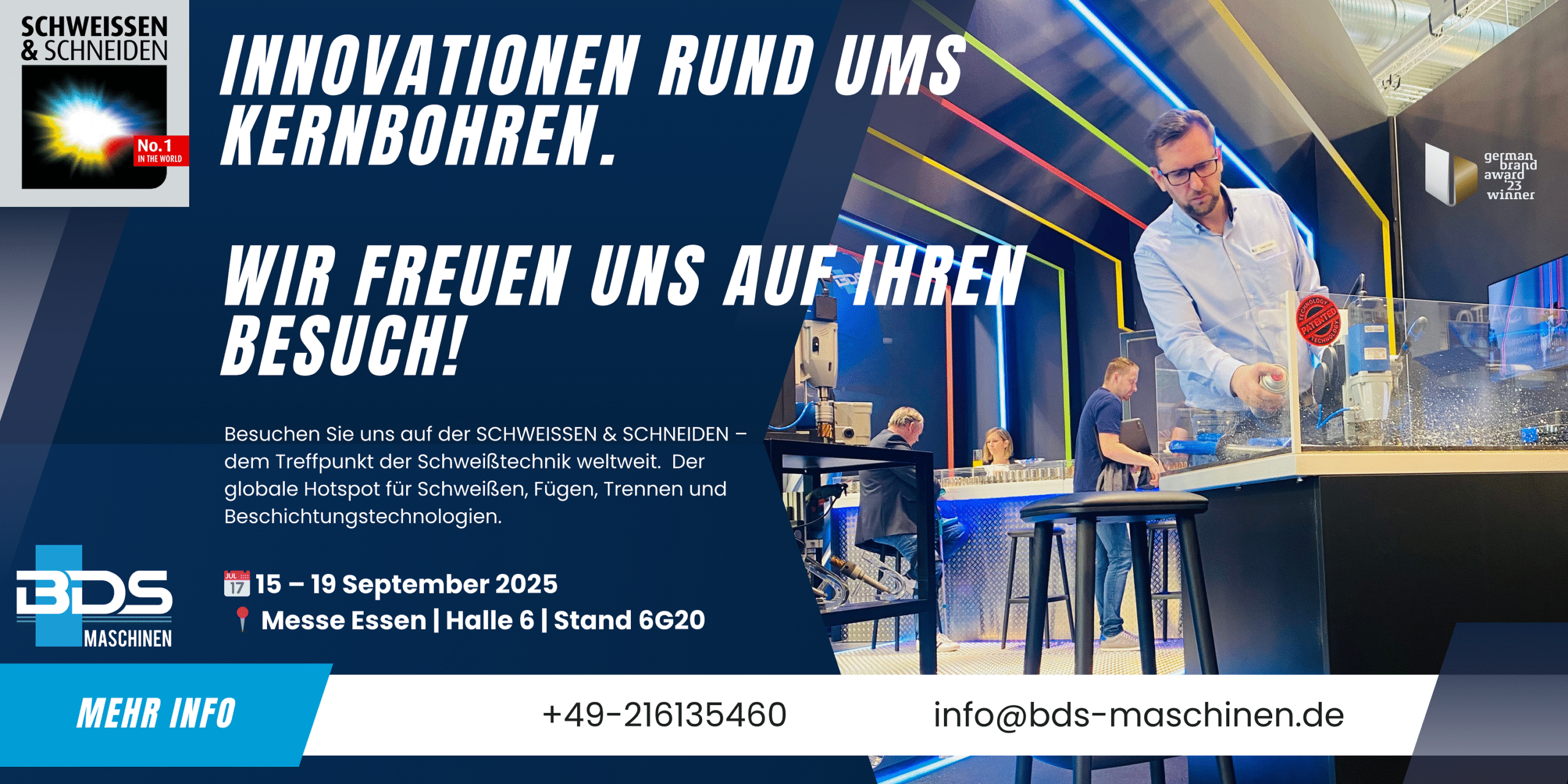 Magnet-Kernbohrmaschine Messe Essen