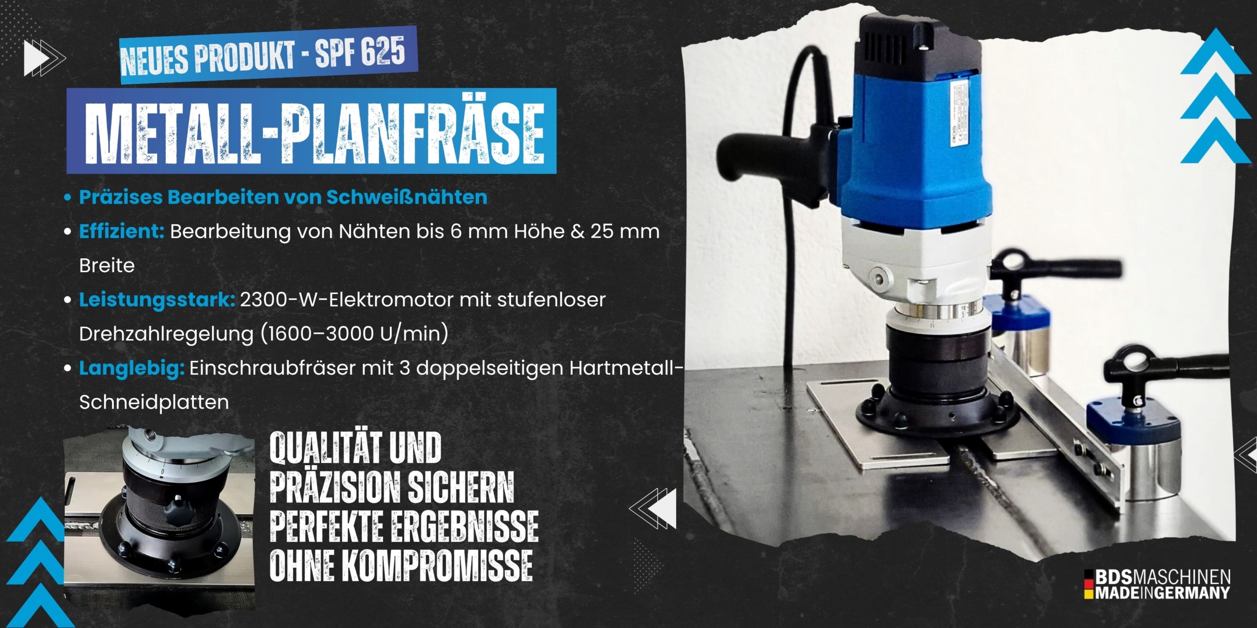 Metall-Planfäse